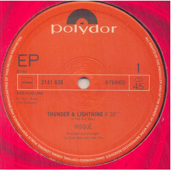 Risqué (2) Thunder & Lightning USED VINYL 12INCH 45 RPM EP