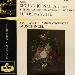 Edvard Grieg / Øivin Fjeldstad / The London Symphony Orchestra / Stuttgarter Kammerorchester / Karl Münchinger Sigurd Jorsalfar - Suite / Holberg Suit