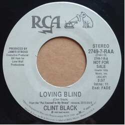 Clint Black Loving Blind USED VINYL 7INCH 45 RPM PROMO STEREO