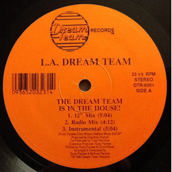 L.A. Dream Team The Dream Team Is In The House!  / Rock Berry Jam Vinyl 12" USED
