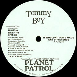 Planet Patrol It Wouldn't Have Made Any Difference Vinyl 12" USED