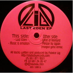 Fabrice Lig Last Eden EP Vinyl 12" USED