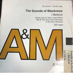Sounds Of Blackness I Believe USED VINYL 12INCH PROMO