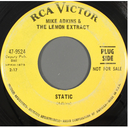 Mike Adkins & The Lemon Extract Static Vinyl 7" USED