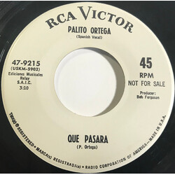 Palito Ortega Que Pasara USED VINYL 7INCH 45 RPM SINGLE PROMO