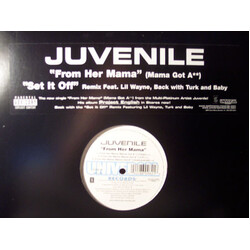 Juvenile (2) From Her Mama / Set It Off (Remix) VINYL 12" USED