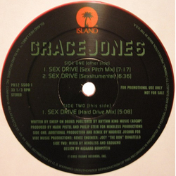 Grace Jones Sex Drive Vinyl 12" USED