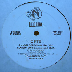 O.F.T.B. Slangin' Dope VINYL 12" USED