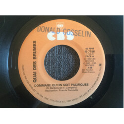 Quai Des Brumes Dommage Qu'on Soit Pacifiques Vinyl 7" USED
