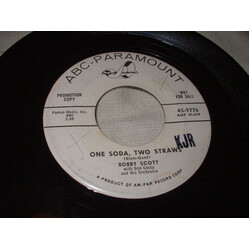 Bobby Scott One Soda, Two Straws / There, I've Said It Again USED VINYL 7INCH 45 RPM SINGLE PROMO