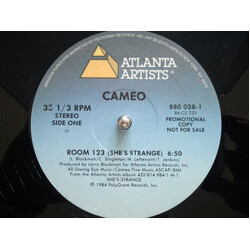 Cameo Room 123 (She's Strange) USED VINYL 12INCH 33 S RPM MAXI-SINGLE PROMO
