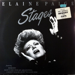 Elaine Paige Stages Vinyl LP USED