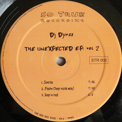Djinxx The Unexpected E.P. Vol 2 USED VINYL 12INCH EP 33 S RPM 45 RPM