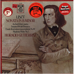 Horacio Gutiérrez Liszt: Sonata In B Minor Vinyl LP USED