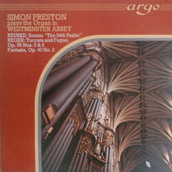 Julius Reubke / Max Reger / Simon Preston Plays The Organ In Westminster Abbey Vinyl LP USED