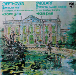 Ludwig van Beethoven / Wolfgang Amadeus Mozart Symphony No. 5 / Symphony No. 40 In G Minor Vinyl LP USED