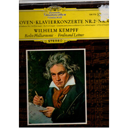 Ludwig van Beethoven / Wilhelm Kempff / Berliner Philharmoniker / Ferdinand Leitner Klavierkonzerte Nr. 2 • Nr. 4 Vinyl LP USED