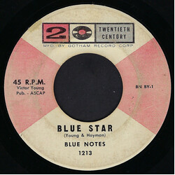 The Blue Notes (3) Blue Star / Pucker Your Lips USED VINYL 7INCH 45 RPM