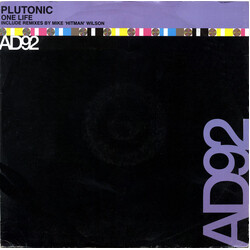 Plutonic One Life USED VINYL 12INCH 33 S RPM PROMO