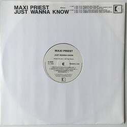 Maxi Priest Just Wanna Know VINYL 12" USED