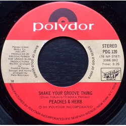 Peaches & Herb Shake Your Groove Thing USED VINYL 7INCH 45 RPM SINGLE REISSUE