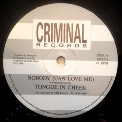 Tongue N Cheek Nobody (Can Love Me) USED VINYL 12INCH 45 RPM