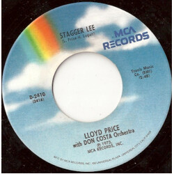 Lloyd Price / Don Costa Orchestra Stagger Lee USED VINYL 7INCH 45 RPM REISSUE