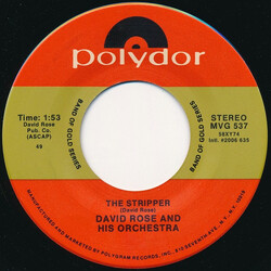 David Rose & His Orchestra The Stripper / Love Is A Many Splendored Thing USED VINYL 7INCH SINGLE 45 RPM