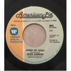 Joanie Sommers / Sonny & Cher Johnny Get Angry / Baby Don't Go USED VINYL 7INCH 45 RPM STEREO