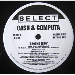 Cash (9) / Computa Ground Zero USED VINYL 12INCH 33 S RPM PROMO