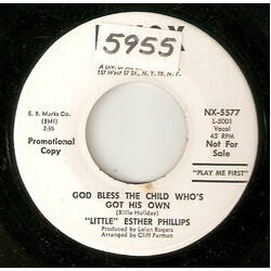 Esther Phillips God Bless The Child Who's Got His Own / A Lover's Hymn USED VINYL 7INCH 45 RPM SINGLE PROMO