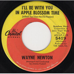 Wayne Newton I'll Be With You In Apple Blossom Time / Laura Lee USED VINYL 7INCH 45 RPM SINGLE