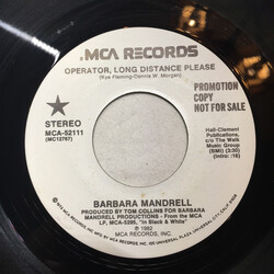Barbara Mandrell Operator, Long Distance Please USED VINYL 7INCH 45 RPM SINGLE PROMO