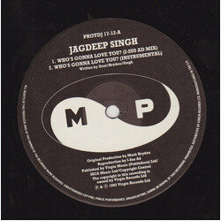 Jagdeep Singh Who's Gonna Love You? VINYL 12" USED