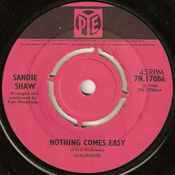 Sandie Shaw Nothing Comes Easy VINYL 7" USED