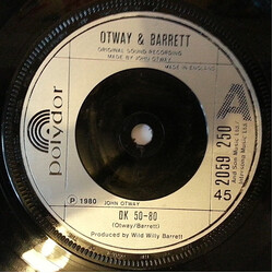 John Otway / Wild Willy Barrett DK 50-80 USED VINYL 7INCH 45 RPM SINGLE