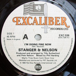 Stanger & Nelson I'm Doing Fine Now USED VINYL 7INCH 45 RPM