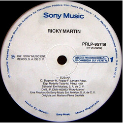 Ricky Martin Susana USED VINYL 12INCH PROMO