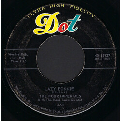 The Four Imperials Lazy Bonnie / Let's Make A Scene USED VINYL 7INCH 45 RPM