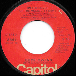 Buck Owens On The Cover Of The Music City News USED VINYL 7INCH 45 RPM SINGLE