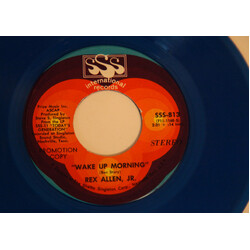Rex Allen Jr. Wake Up Morning USED VINYL 7INCH PROMO MONO STEREO 45 RPM