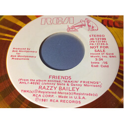 Razzy Bailey Friends / Anywhere There's A Jukebox USED VINYL 7INCH 45 RPM PROMO STEREO