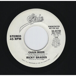 Ricky Skaggs Cajun Moon USED VINYL 7INCH 45 RPM PROMO