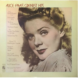 Alice Faye Alice Faye's Greatest  Hits Vinyl LP USED
