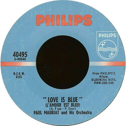 Paul Mauriat And His Orchestra Love Is Blue (L'Amour Est Bleu) / Sunny VINYL 7" USED