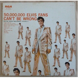 Elvis Presley 50,000,000 Elvis Fans Can't Be Wrong (Elvis' Gold Records, Vol. 2) Vinyl LP USED