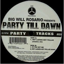 Big Will Rosario Party Till Dawn USED VINYL 12INCH