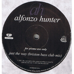 Alfonzo Hunter Just The Way VINYL 12" USED