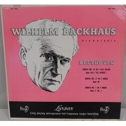 Wilhelm Backhaus / Ludwig Van Beethoven Sonatas Nos. 26, 27, 1 Vinyl LP USED