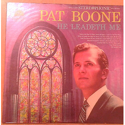 Pat Boone He Leadeth Me Vinyl LP USED